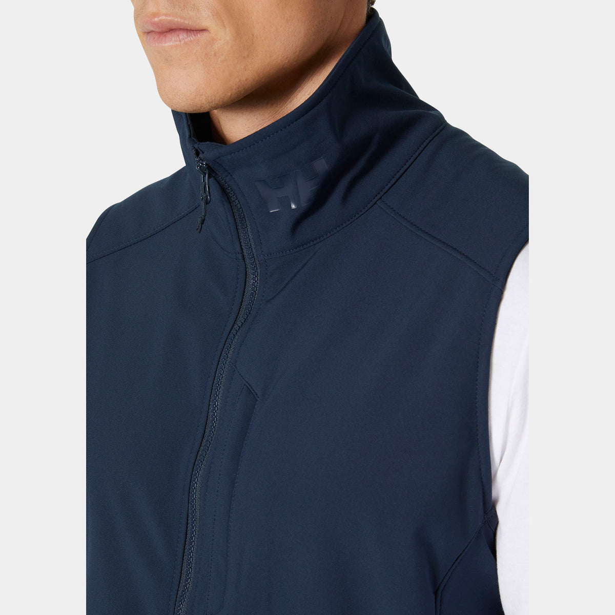 PARAMOUNT SOFTSHELL VEST, NAVY, XXL