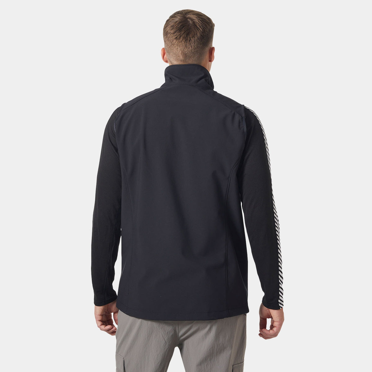 PARAMOUNT SOFTSHELL VEST, BLACK, XXL