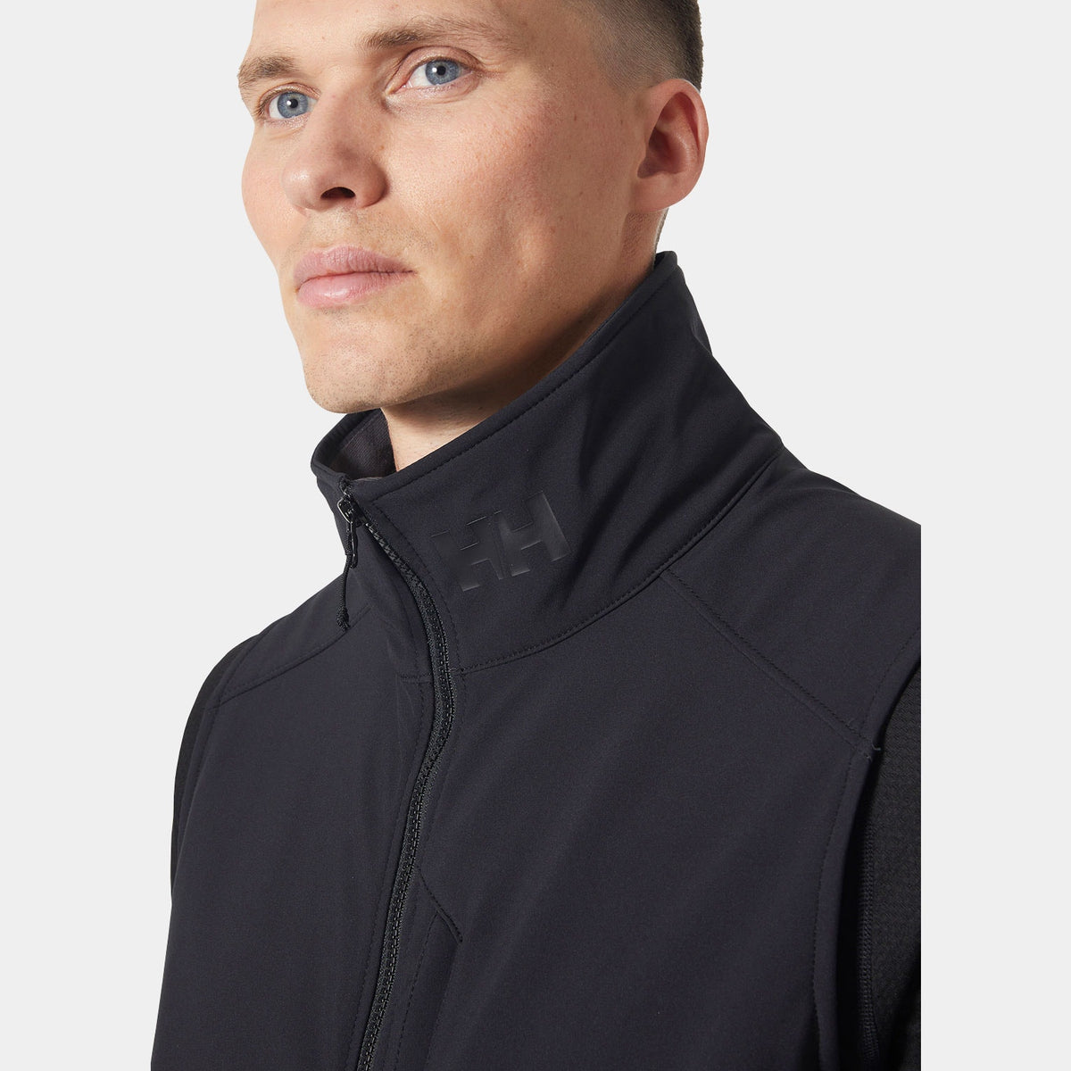 PARAMOUNT SOFTSHELL VEST, BLACK, XXL