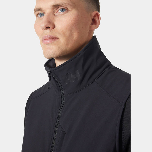 PARAMOUNT SOFTSHELL VEST, BLACK, XXL
