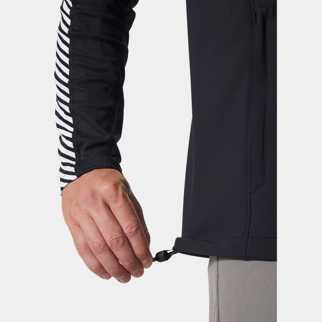 PARAMOUNT SOFTSHELL VEST, BLACK, XXL