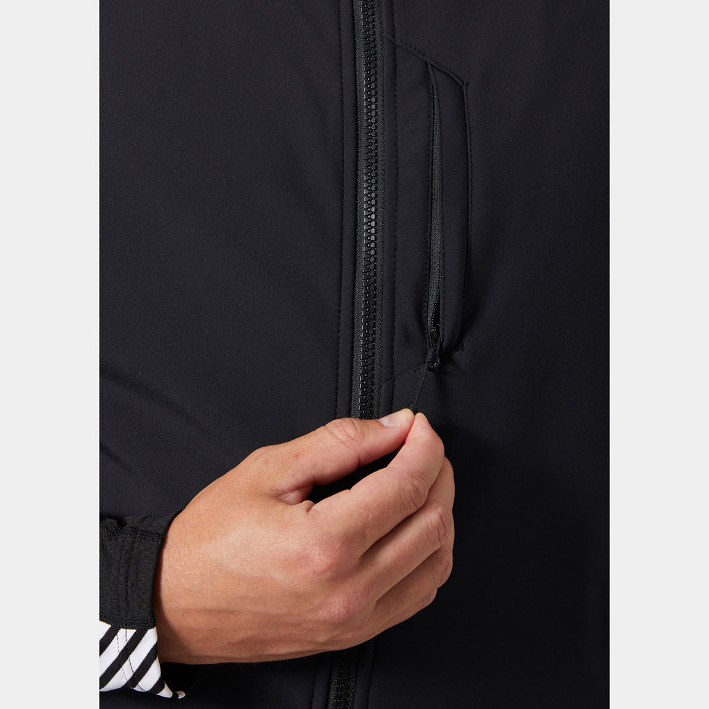 PARAMOUNT SOFTSHELL VEST, BLACK, XXL