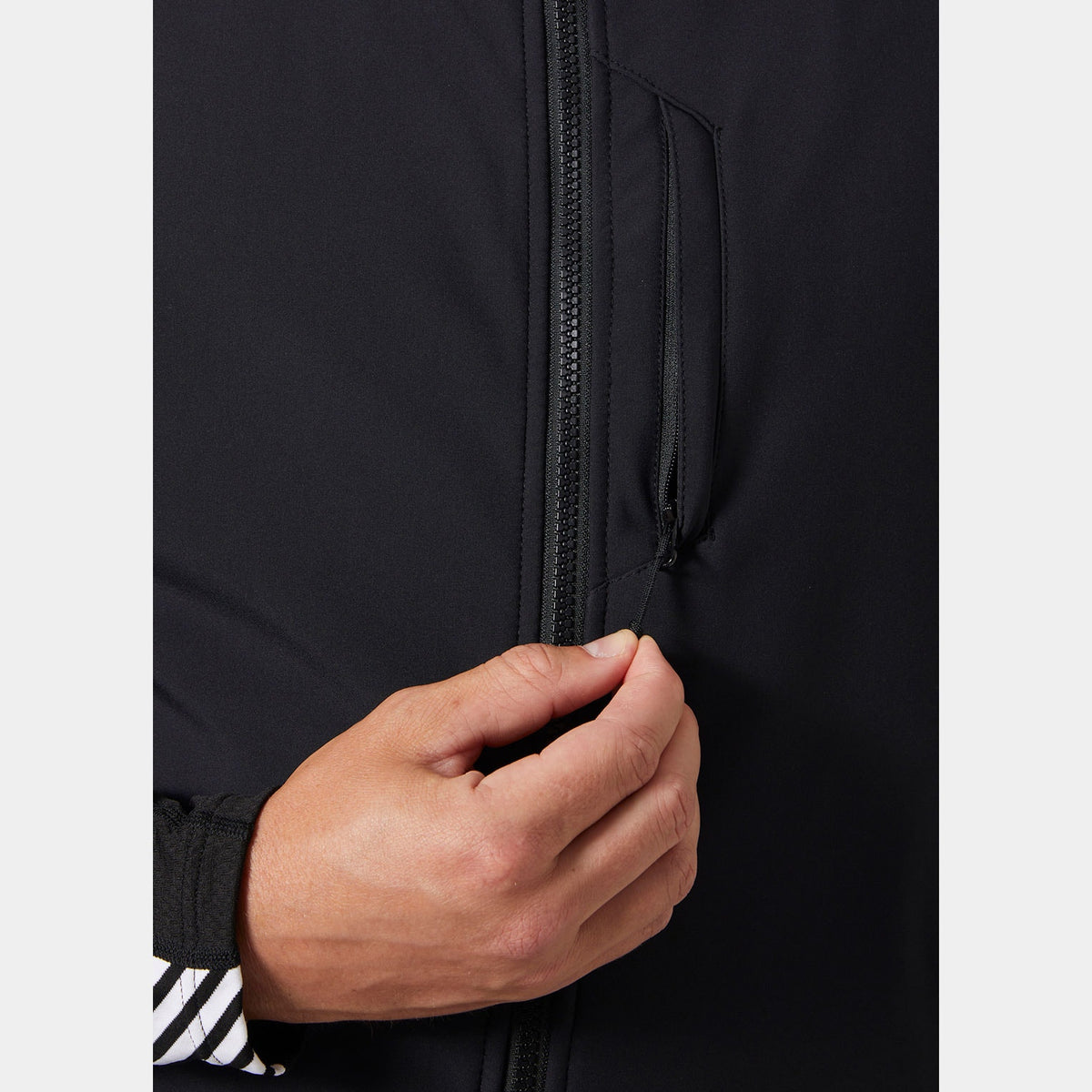 PARAMOUNT SOFTSHELL VEST, BLACK, XXL