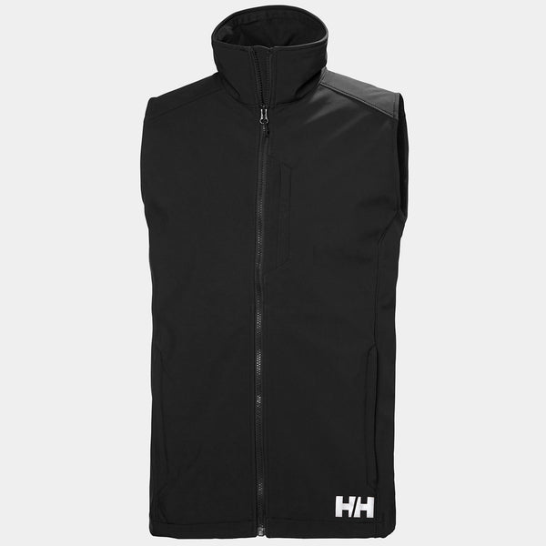 PARAMOUNT SOFTSHELL VEST, BLACK, XXL