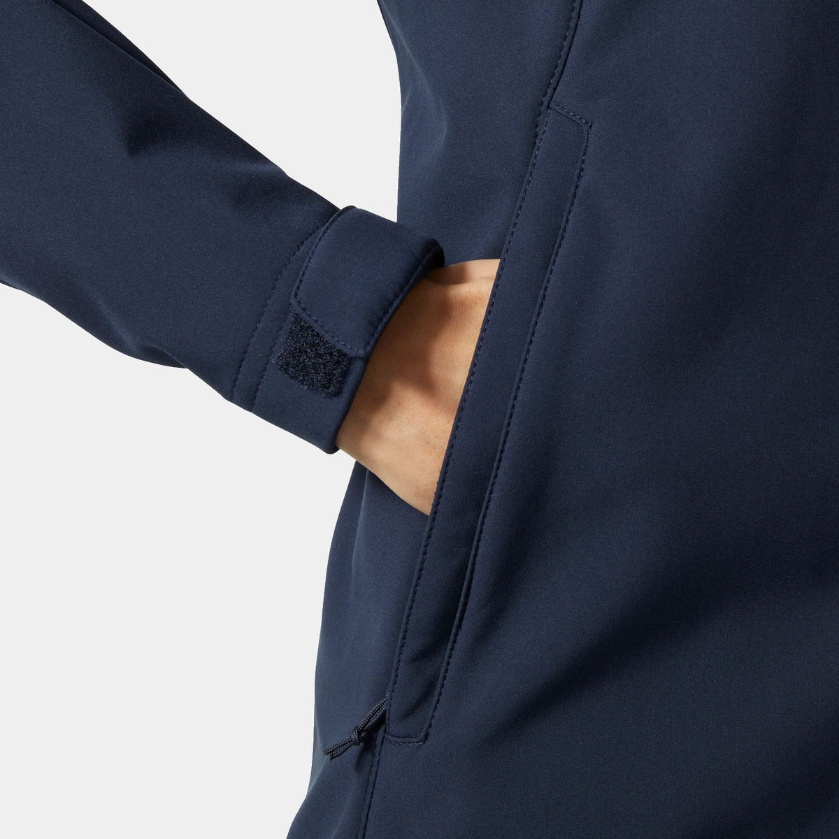 W PARAMOUNT SOFTSHELL JACKET, NAVY, L