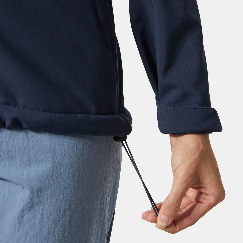 W PARAMOUNT SOFTSHELL JACKET, NAVY, L