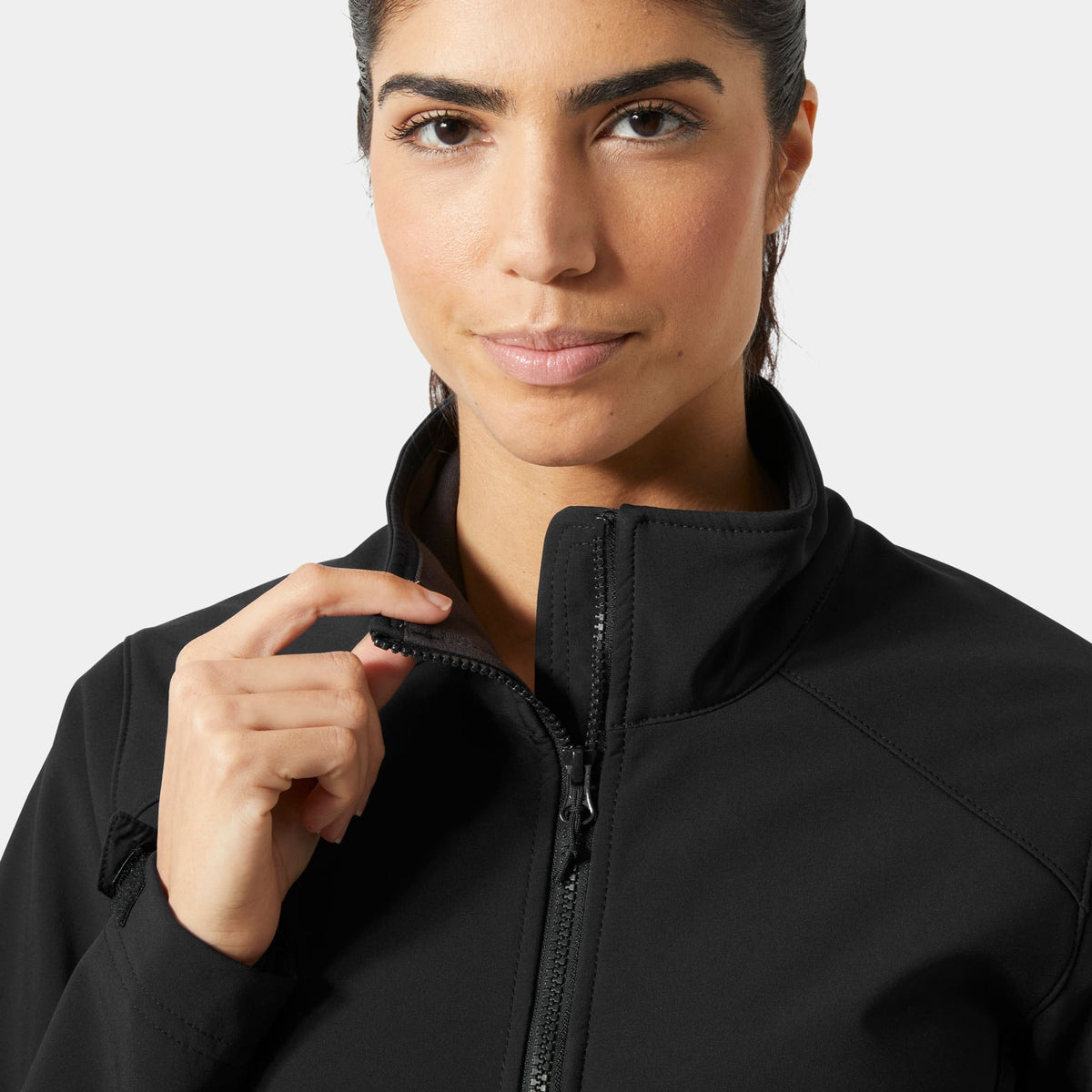 W PARAMOUNT SOFTSHELL JACKET, BLACK, L