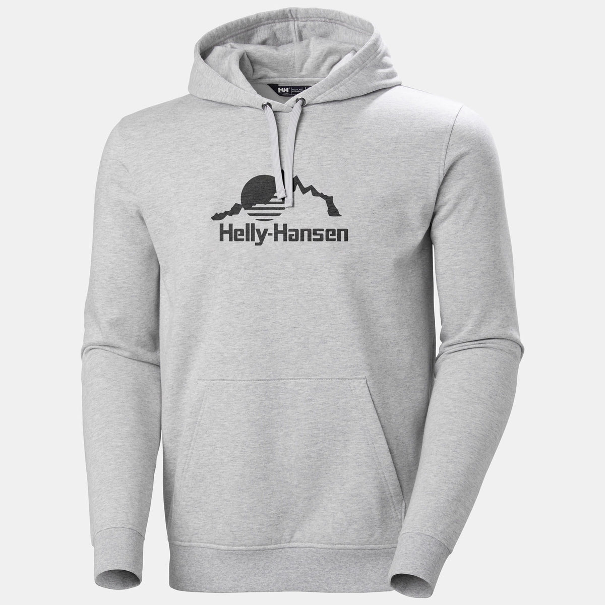 NORD GRAPHIC PULL OVER HOODIE, GREY MELANG, XXL