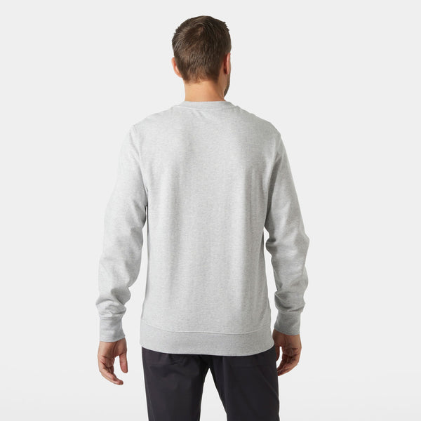 NORD GRAPHIC CREW SWEATSHIRT, GREY MELANG, S