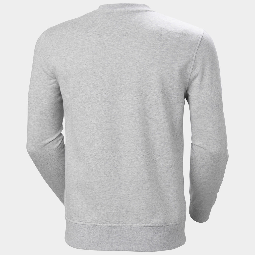 NORD GRAPHIC CREW SWEATSHIRT, GREY MELANG, S