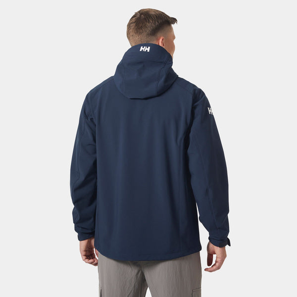 PARAMOUNT HOODED SOFTSHELL JKT, NAVY, XXL