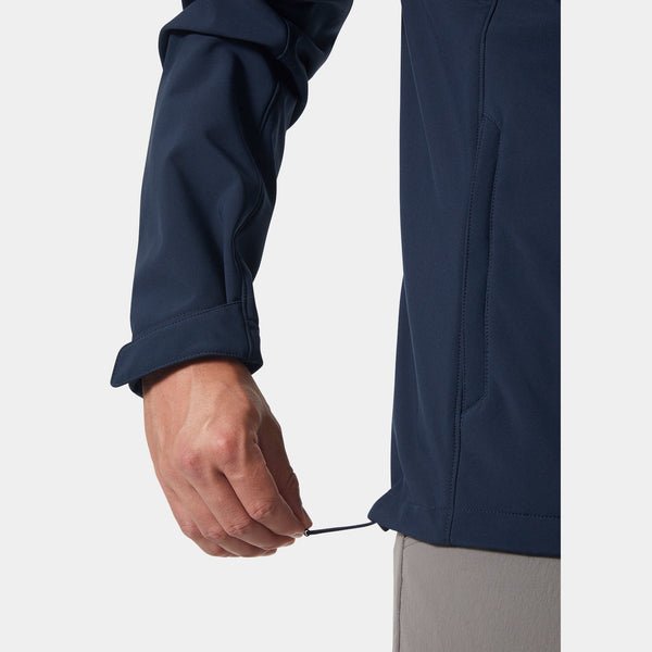 PARAMOUNT HOODED SOFTSHELL JKT, NAVY, XXL