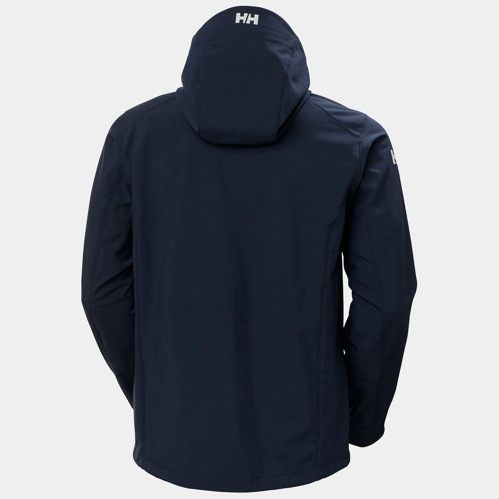 PARAMOUNT HOODED SOFTSHELL JKT, NAVY, XXL