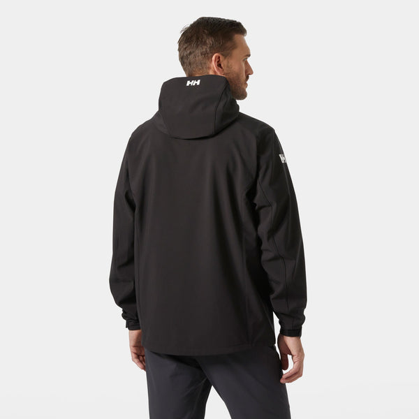 PARAMOUNT HOODED SOFTSHELL JKT, BLACK, XXL