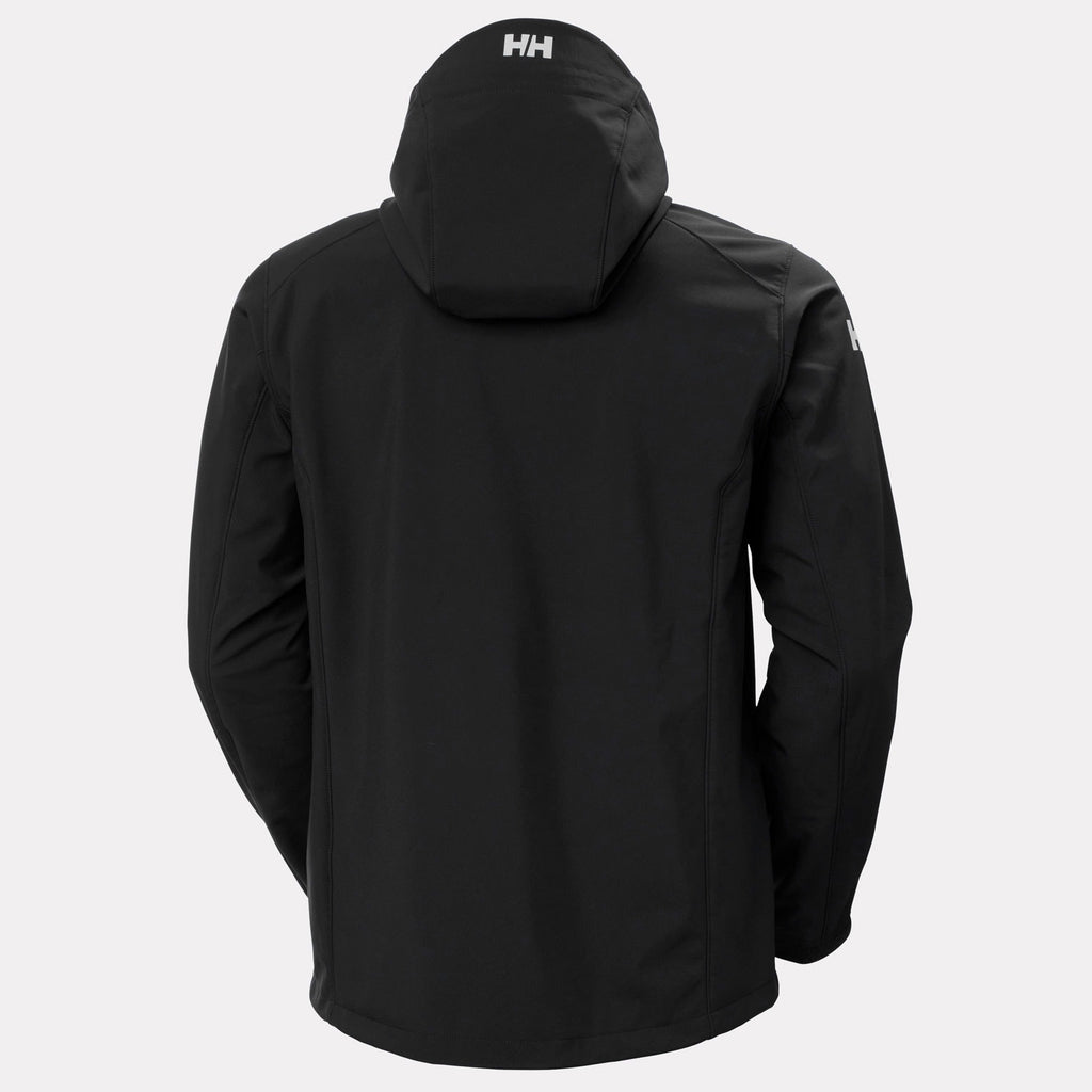 PARAMOUNT HOODED SOFTSHELL JKT, BLACK, XXL