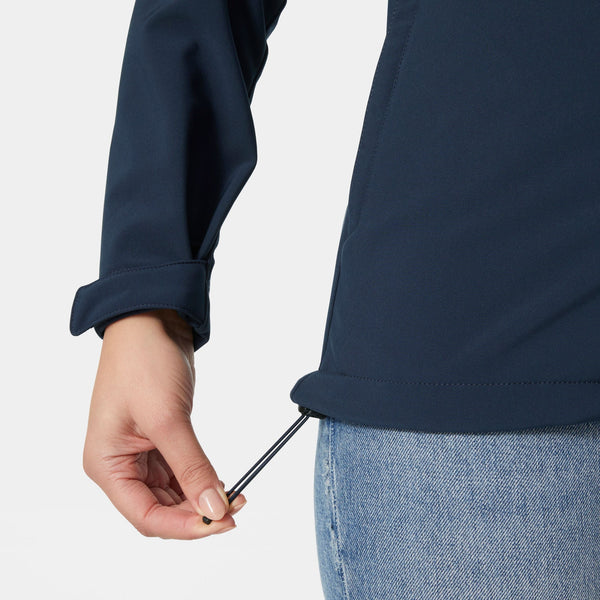 W PARAMOUNT HOOD SOFTSHELL JKT, NAVY, L