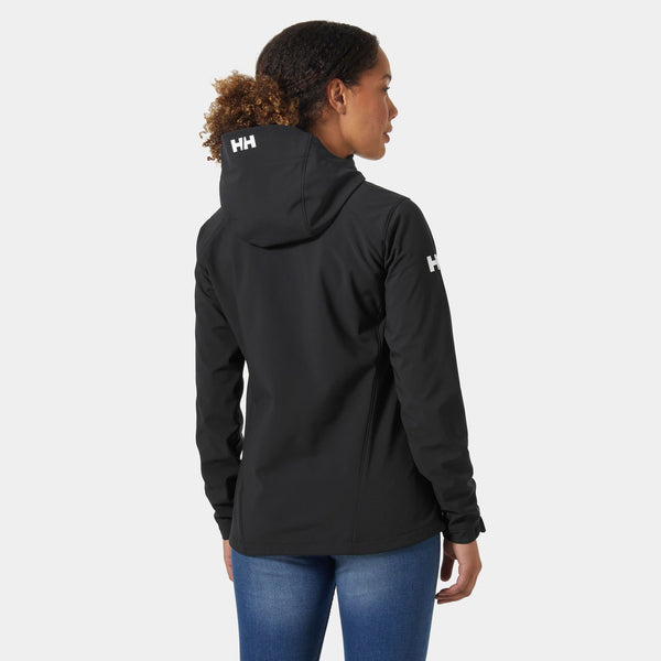 W PARAMOUNT HOOD SOFTSHELL JKT, BLACK, L