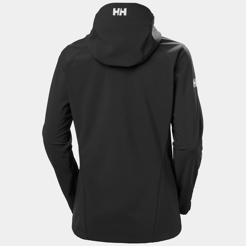 W PARAMOUNT HOOD SOFTSHELL JKT, BLACK, L