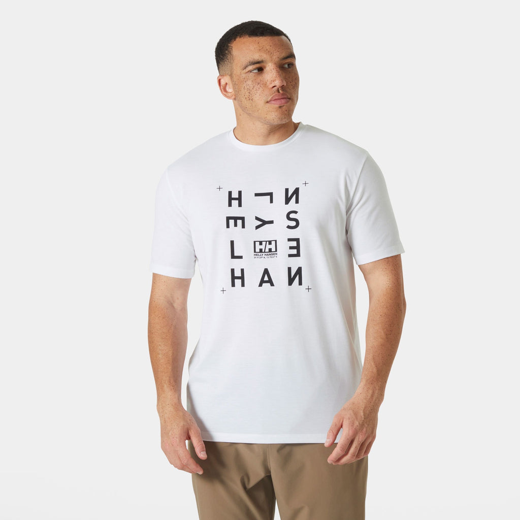 SKOG GRAPHIC TSHIRT, WHITE, L