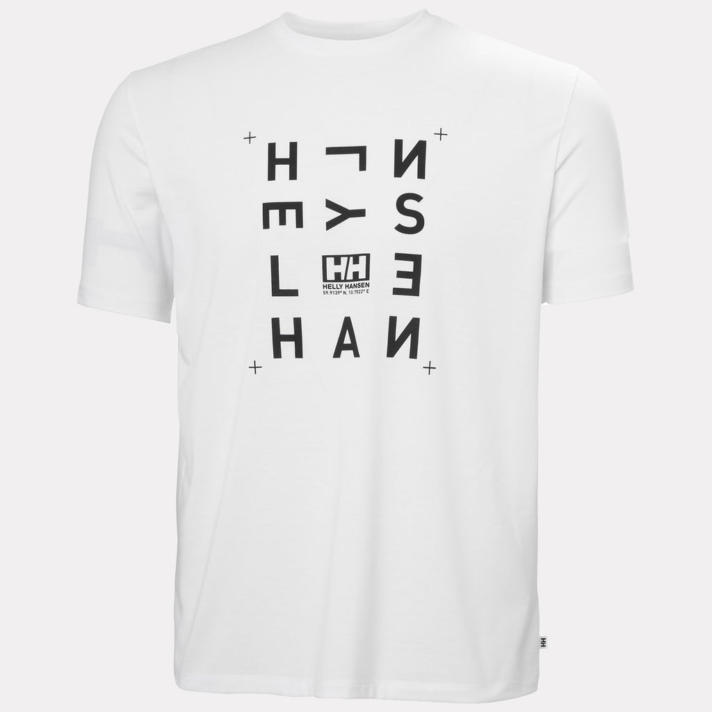 SKOG GRAPHIC TSHIRT, WHITE, L