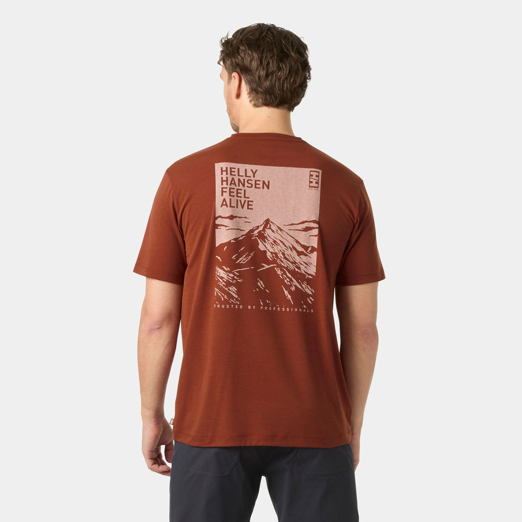 SKOG GRAPHIC TSHIRT, IRON OXIDE, XXL
