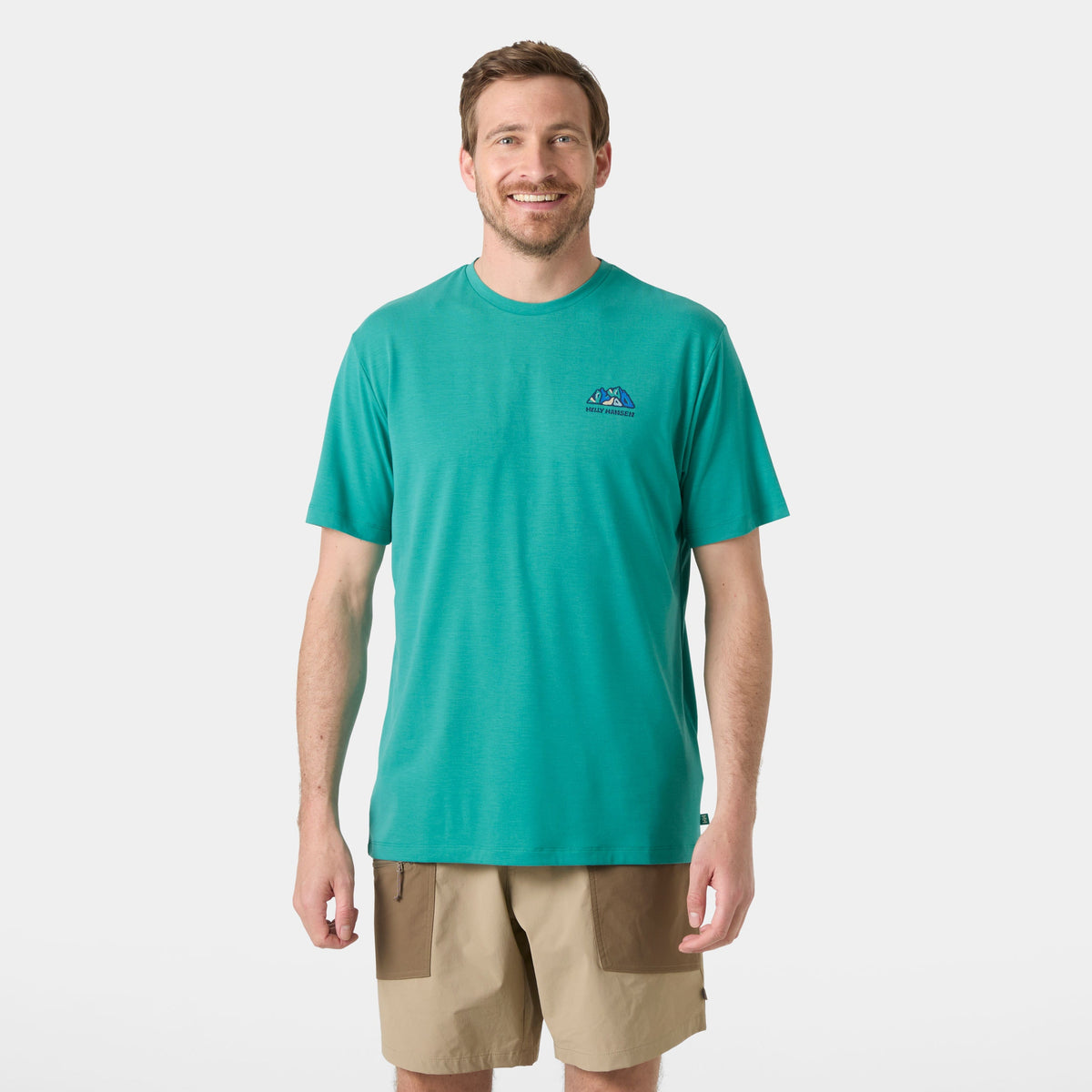 SKOG GRAPHIC TSHIRT, DARK MINT, L
