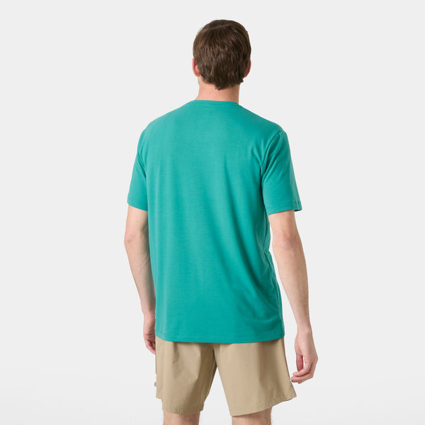 SKOG GRAPHIC TSHIRT, DARK MINT, L