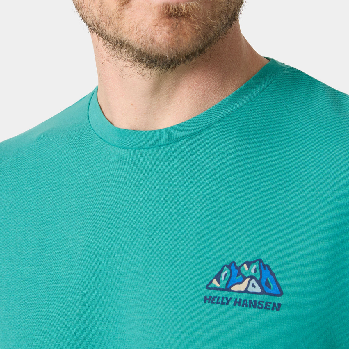 SKOG GRAPHIC TSHIRT, DARK MINT, L