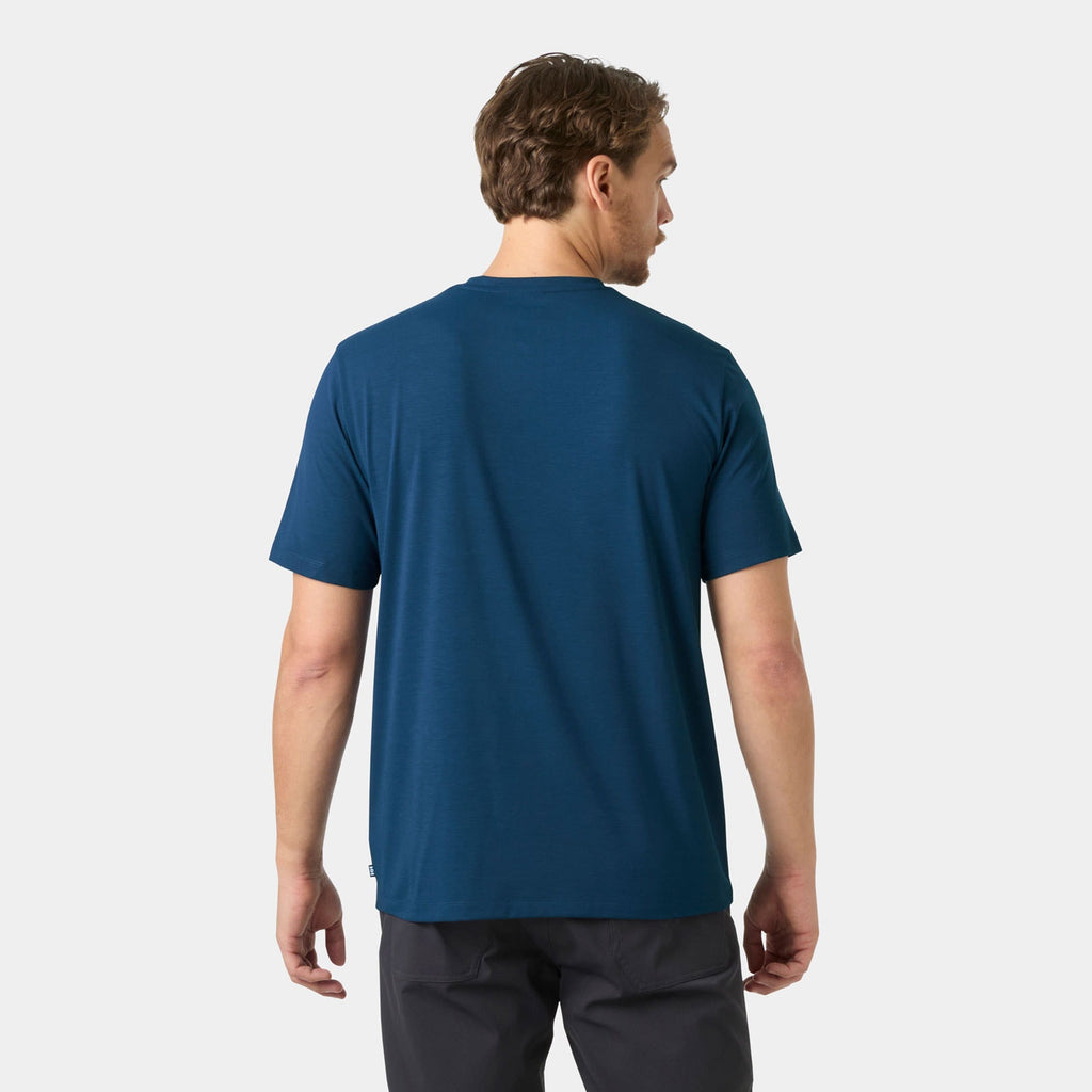 SKOG GRAPHIC TSHIRT, DARK BLUE, S