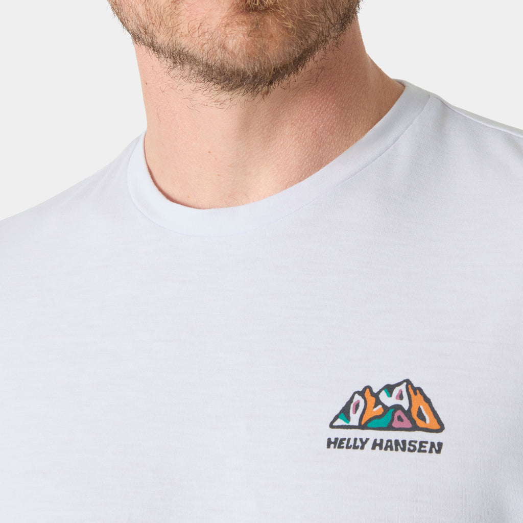 SKOG GRAPHIC TSHIRT, EVEN LIGHT, M