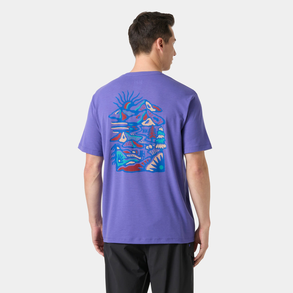 SKOG GRAPHIC TSHIRT, ULTRA VIOLE, S