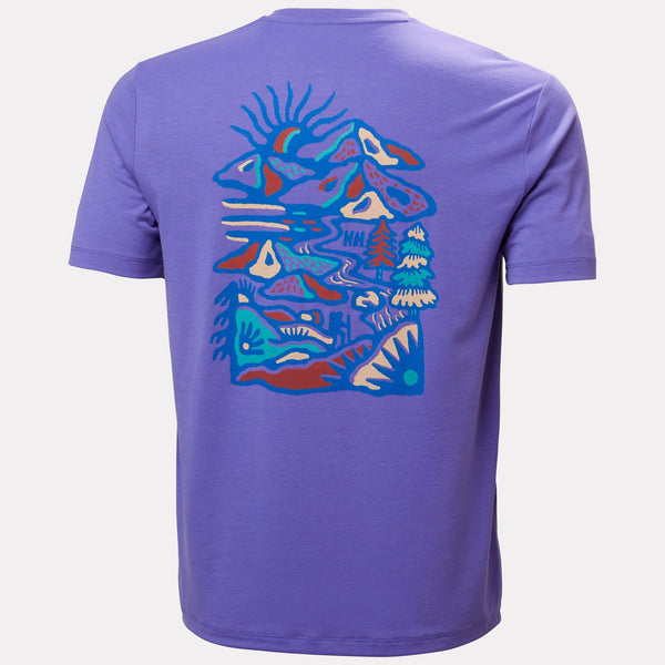 SKOG GRAPHIC TSHIRT, ULTRA VIOLE, S