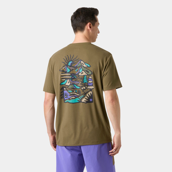 SKOG GRAPHIC TSHIRT, BEDROCK, L