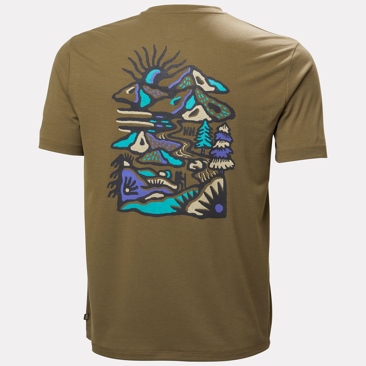 SKOG GRAPHIC TSHIRT, BEDROCK, L