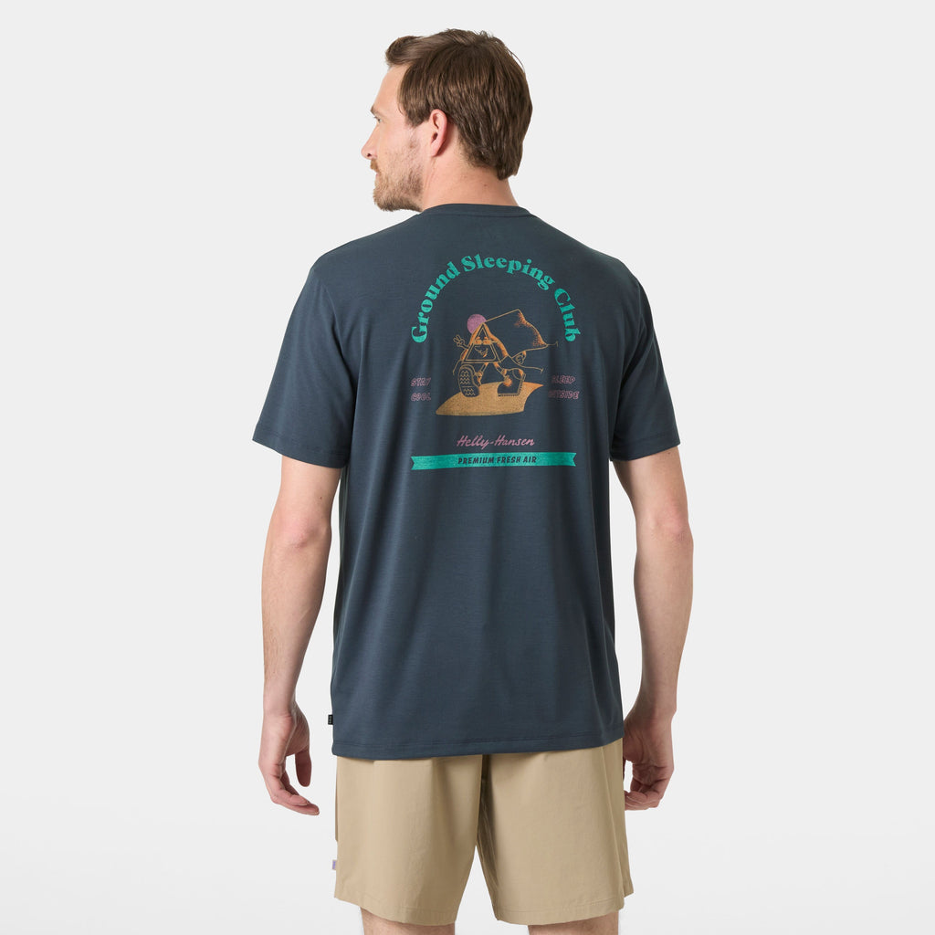 SKOG GRAPHIC TSHIRT, ALPINE FROS, L