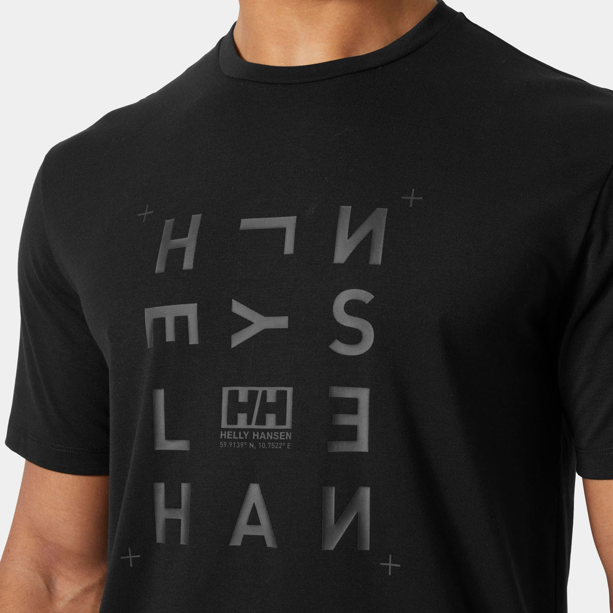 SKOG GRAPHIC TSHIRT, BLACK, S