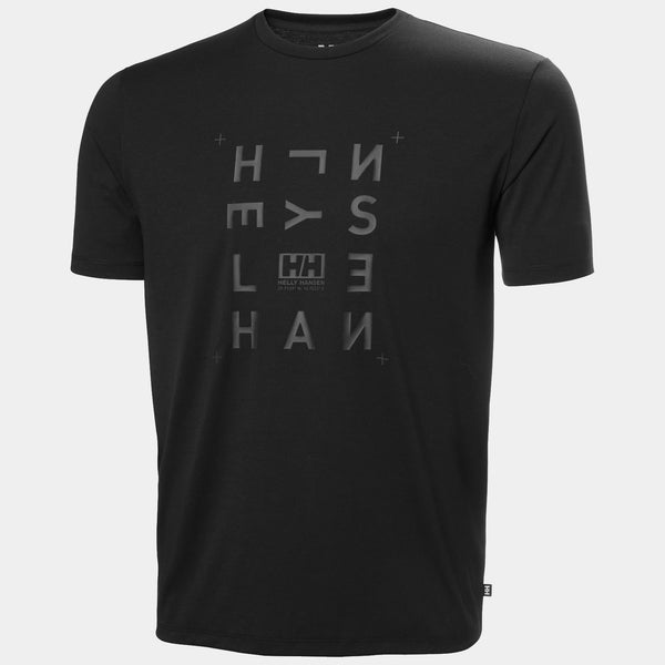 SKOG GRAPHIC TSHIRT, BLACK, S