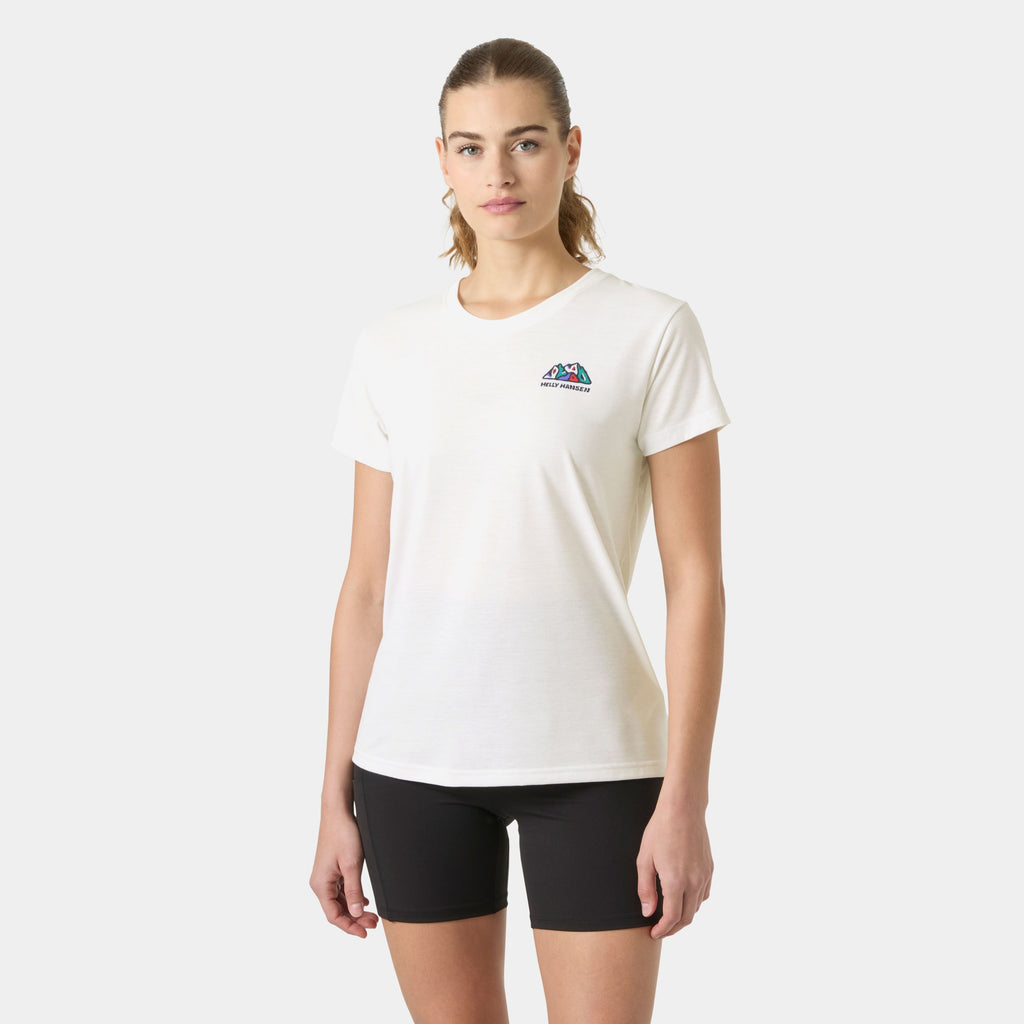 W SKOG GRAPHIC TEE, WHITE, L
