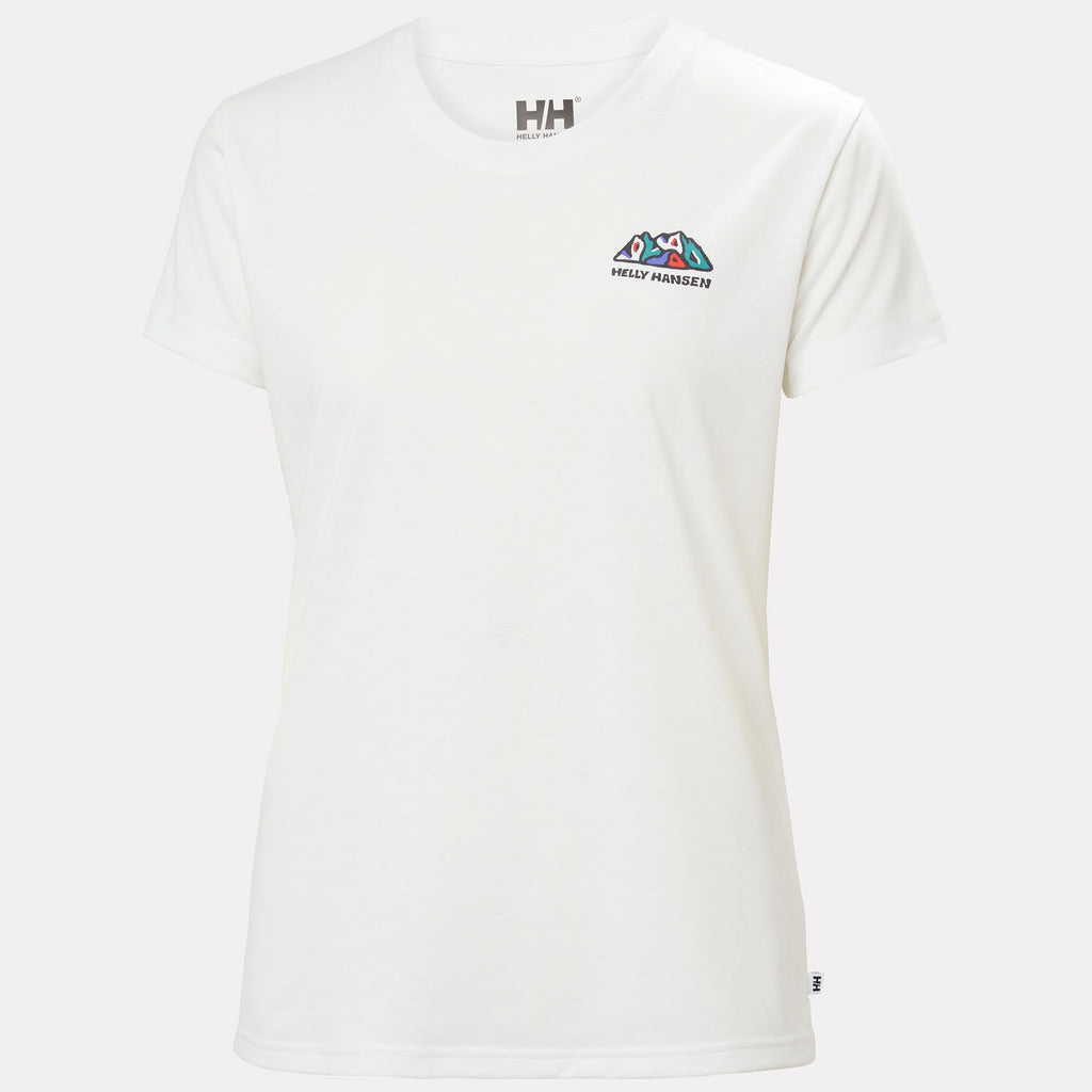W SKOG GRAPHIC TEE, WHITE, L