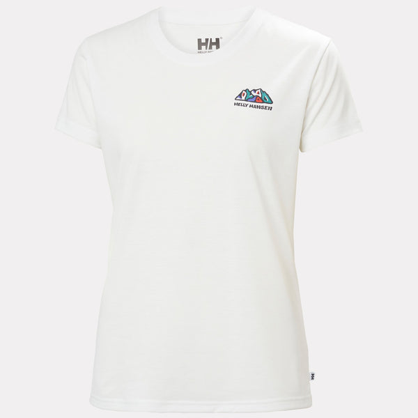 W SKOG GRAPHIC TEE, WHITE, L