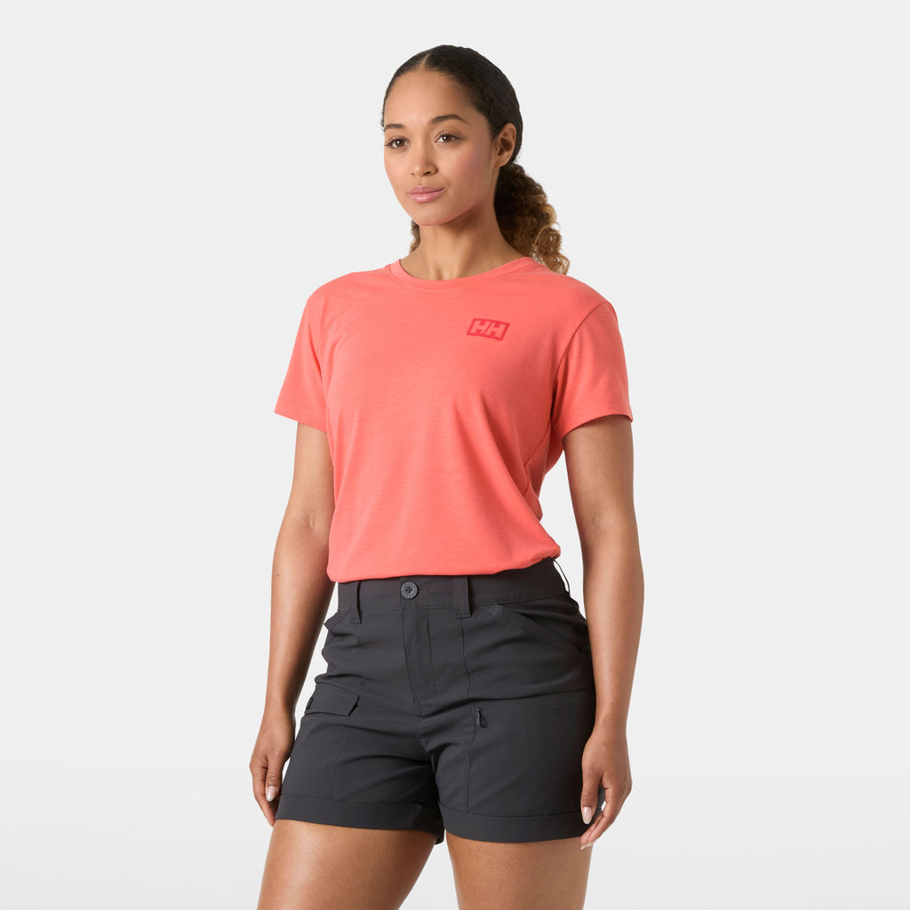 W SKOG GRAPHIC TEE, SUNSET PINK, L