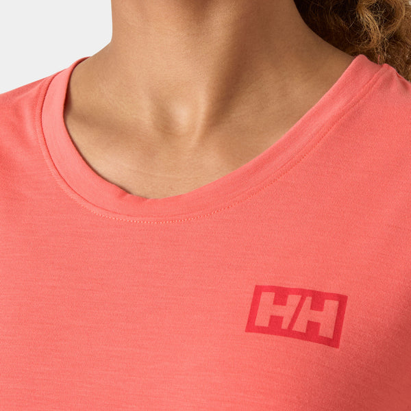 W SKOG GRAPHIC TEE, SUNSET PINK, L