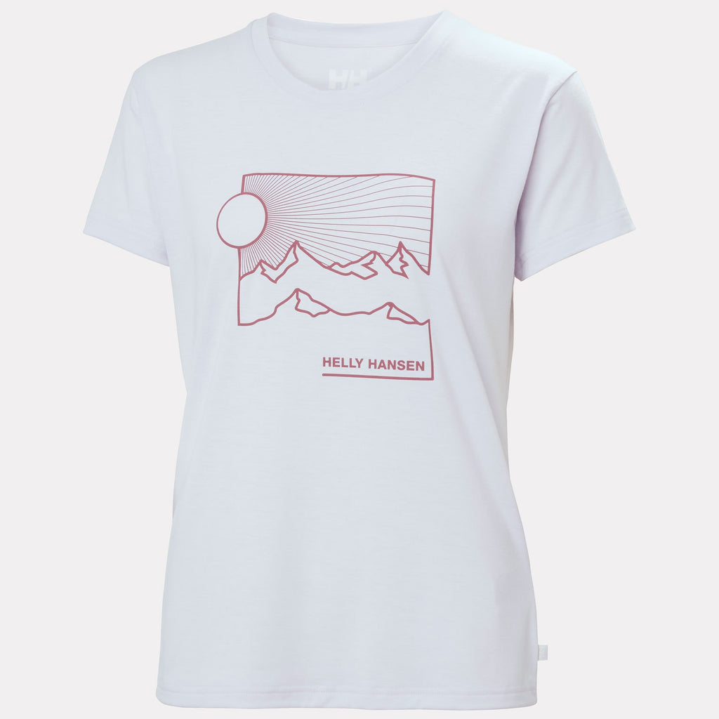 W SKOG GRAPHIC TEE, EVEN LIGHT, L