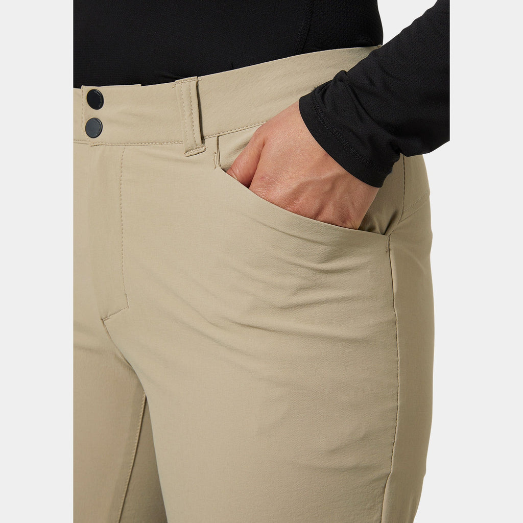 W BRONA SOFTSHELL SHORTS, PEBBLE, M