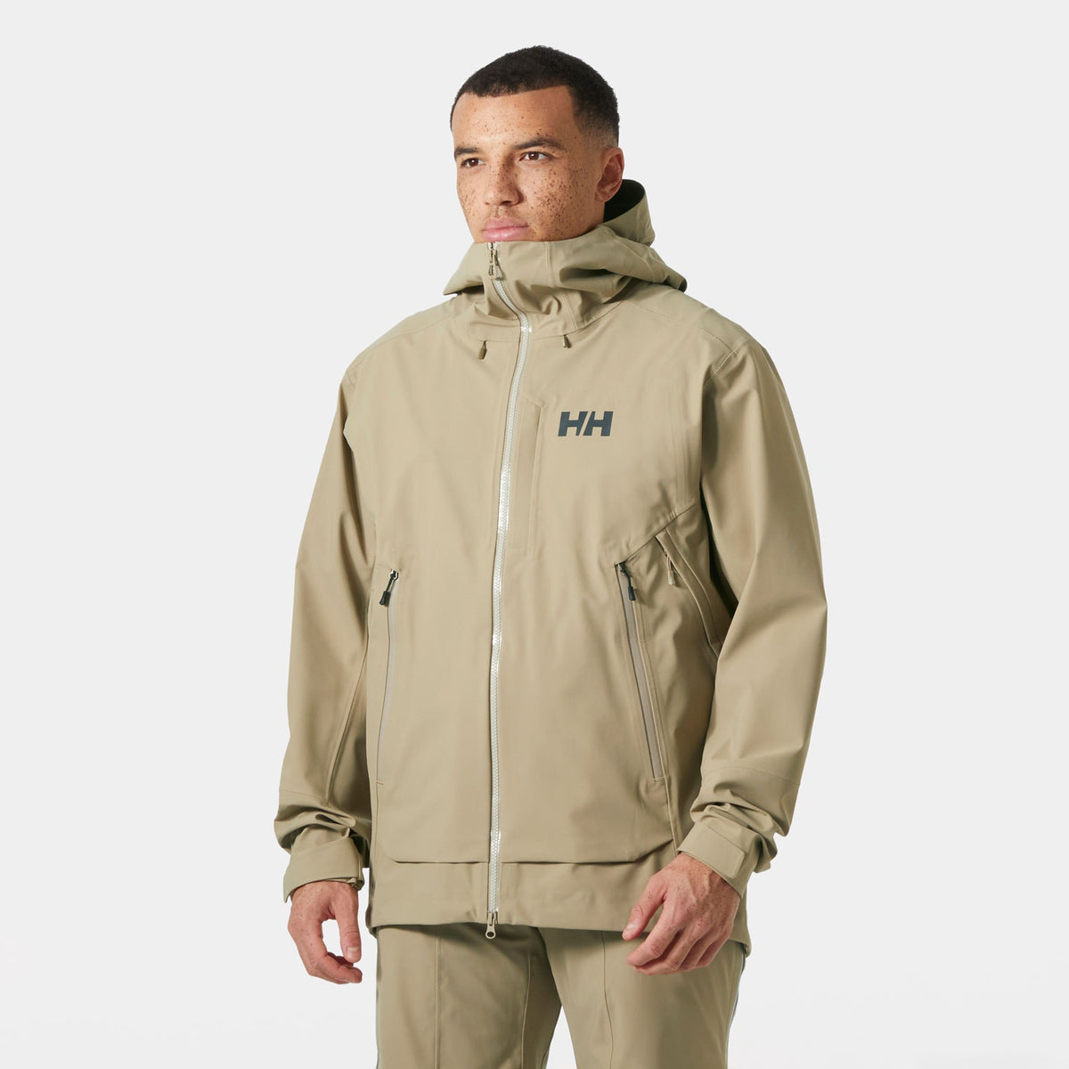 VERGLAS BC  JACKET, PEBBLE, XXL