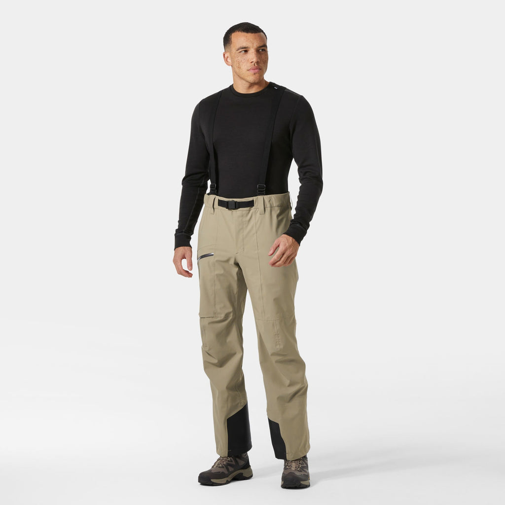 VERGLAS BC PANT, PEBBLE, XXL