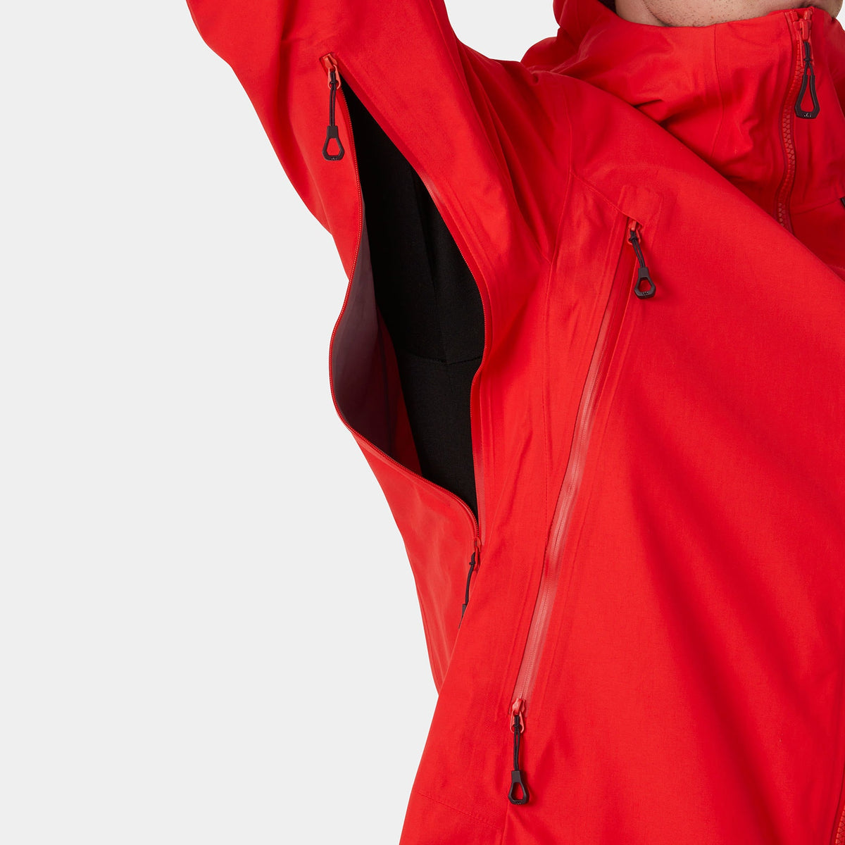 ODIN 9 WORLDS 30 JACKET, ALERT RED, XXL