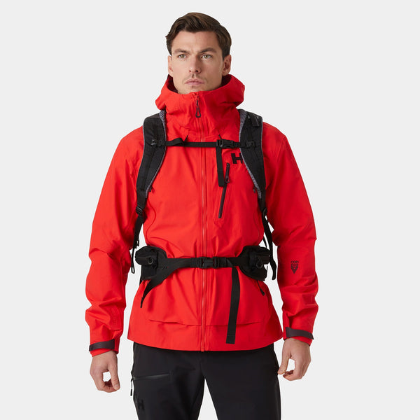 ODIN 9 WORLDS 30 JACKET, ALERT RED, XXL