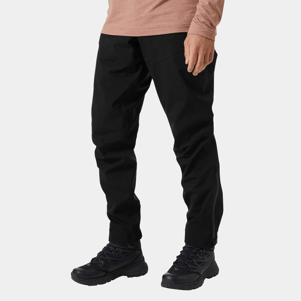 VERGLAS 3L SHELL PANT, BLACK, XXL