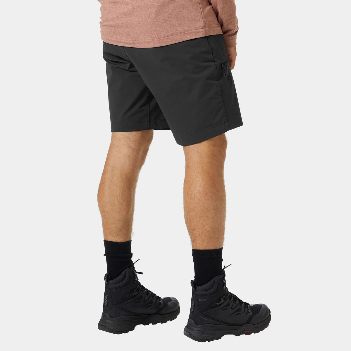 BLAZE SOFTSHELL  SHORTS, EBONY, M